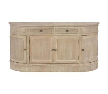 vidaXL Sideboard 134 x 30 x 68 cm Massivholz