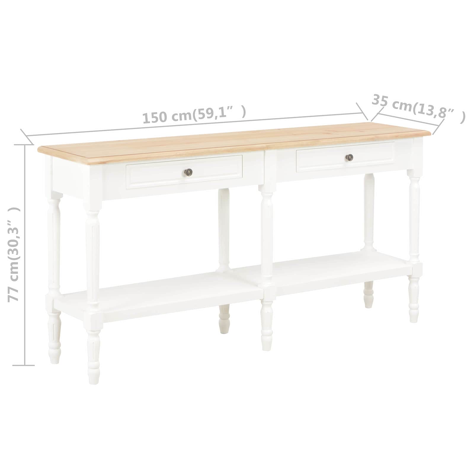 Table size guide