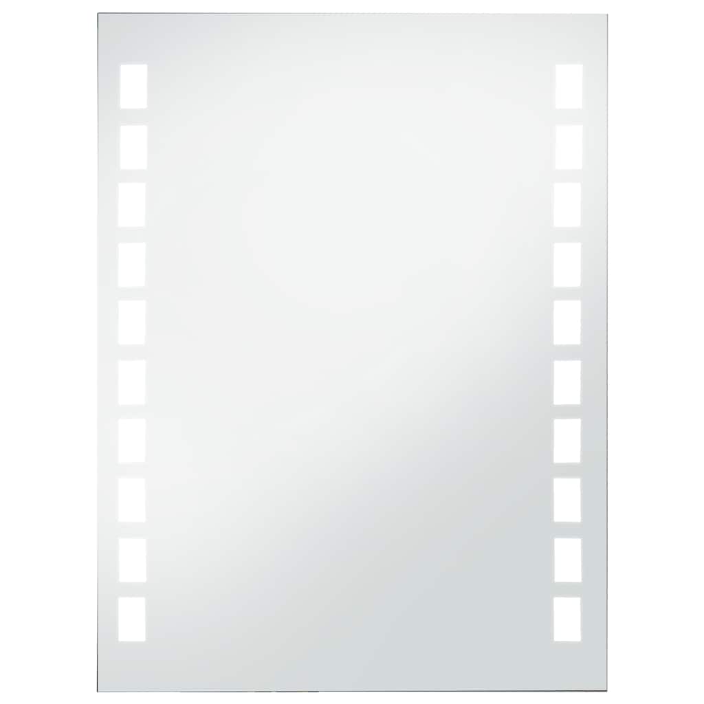vidaXL Koupelnové nástěnné zrcadlo s LED osvětlením 60 x 80 cm