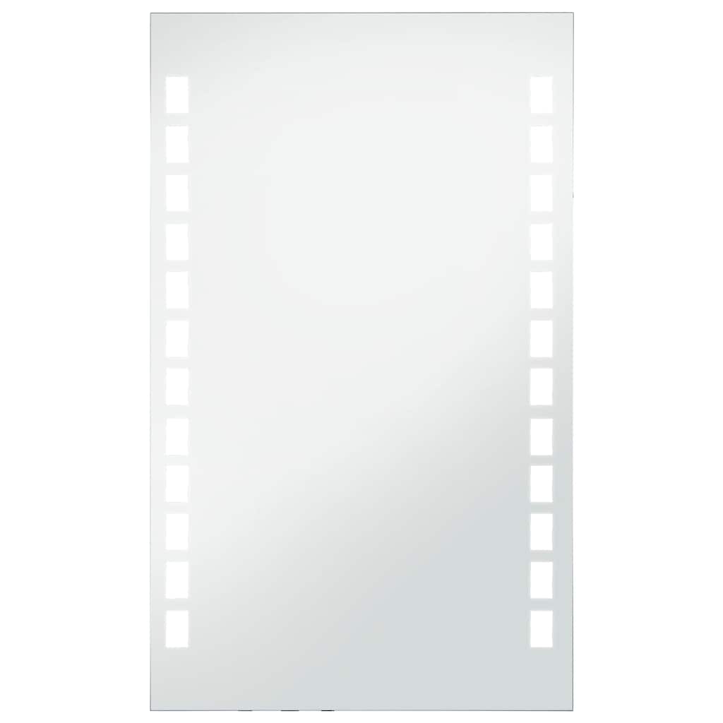 vidaXL Koupelnové nástěnné zrcadlo s LED osvětlením 60 x 100 cm