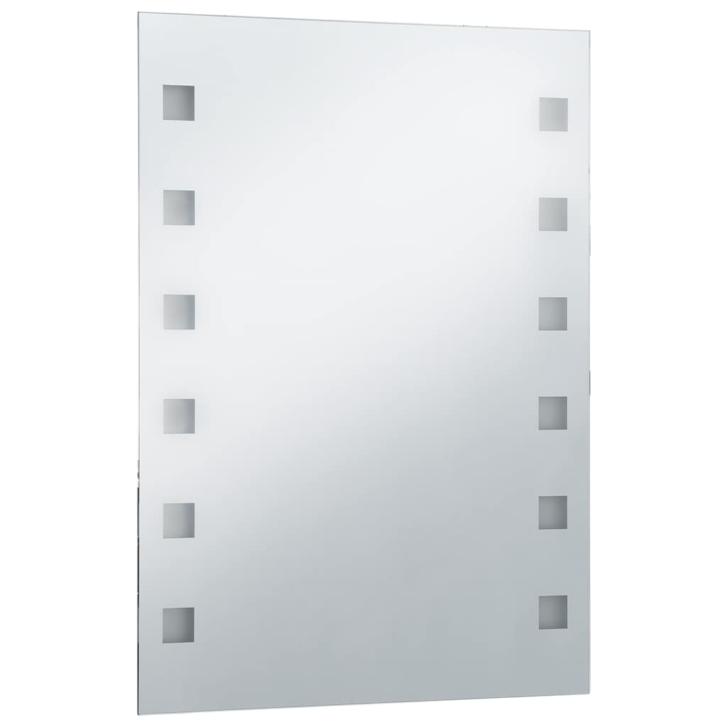 vidaXL Oglindă cu LED de perete de baie, 60 x 80 cm