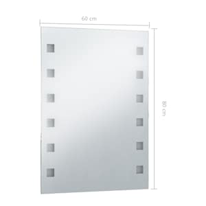 Koupelnové nástěnné zrcadlo s LED osvětlením 60 x 80 cm - obrázek 7