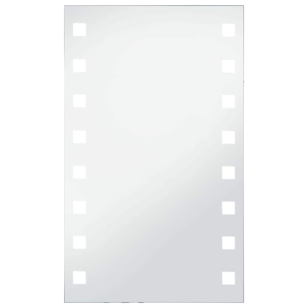 vidaXL Koupelnové nástěnné zrcadlo s LED osvětlením 60 x 100 cm