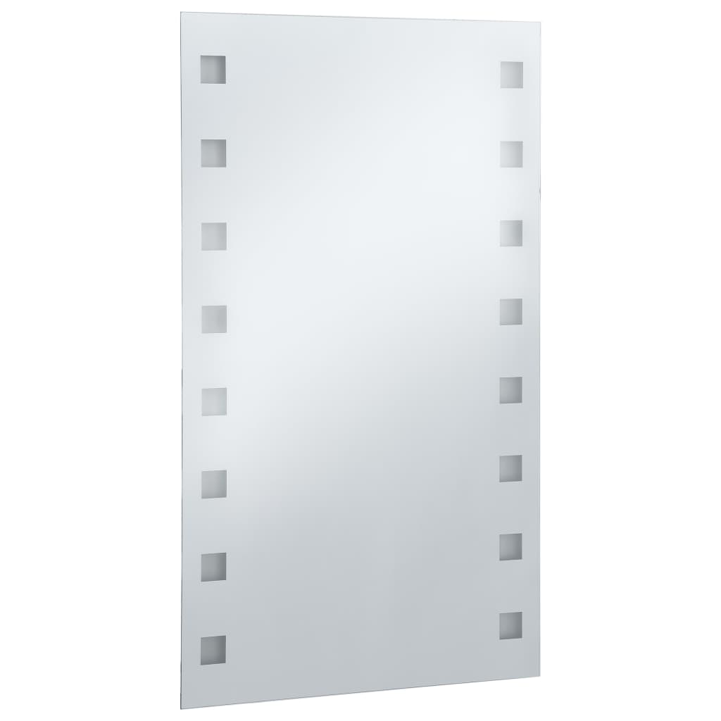 vidaXL Oglindă cu LED de perete de baie, 60 x 100 cm