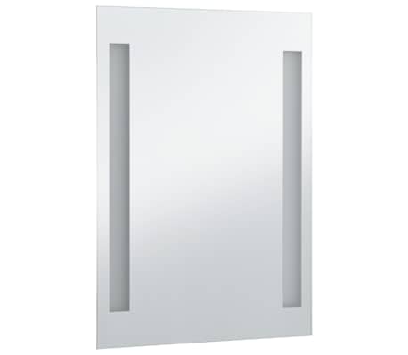 vidaXL Oglindă cu LED de perete de baie, 60 x 100 cm