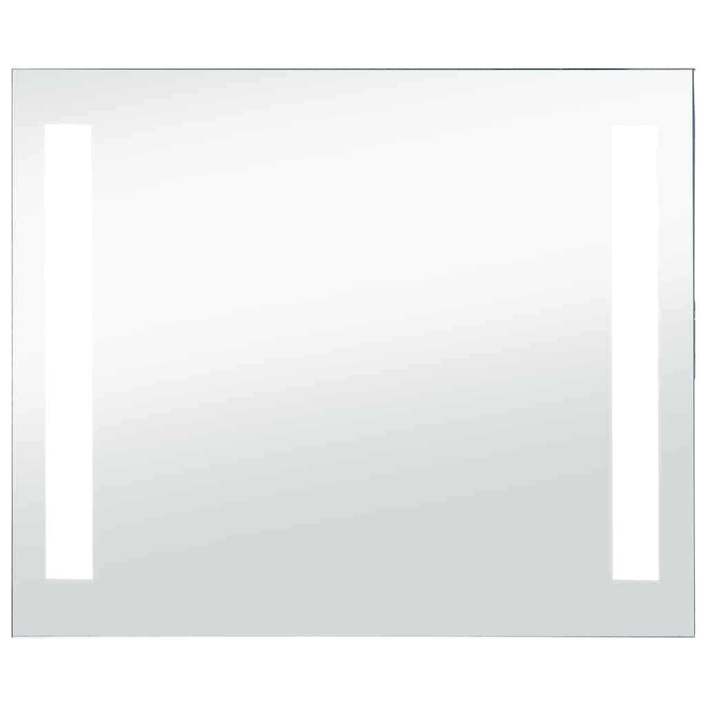 vidaXL Koupelnové nástěnné zrcadlo s LED osvětlením 60 x 50 cm