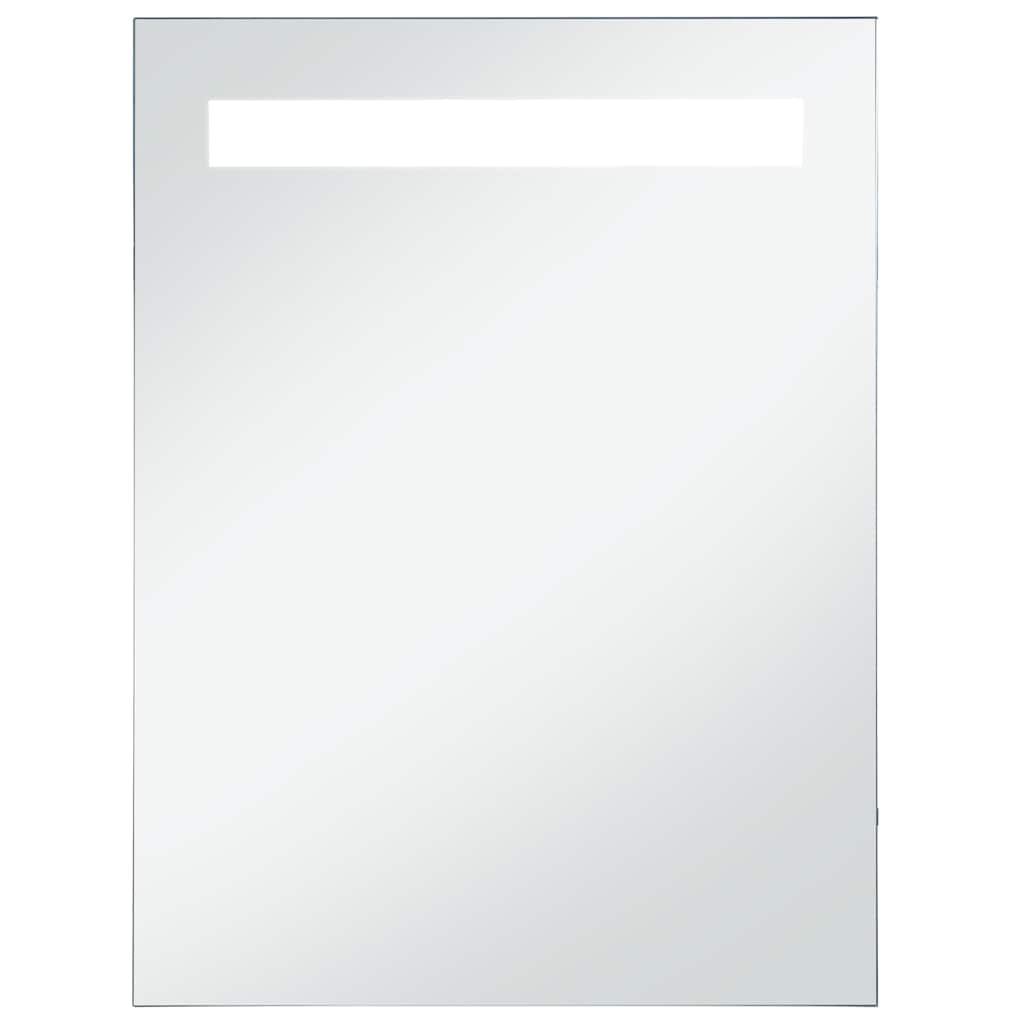 vidaXL Koupelnové nástěnné zrcadlo s LED osvětlením 60 x 80 cm