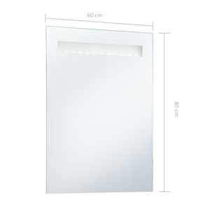 Koupelnové nástěnné zrcadlo s LED osvětlením 60 x 80 cm - obrázek 7