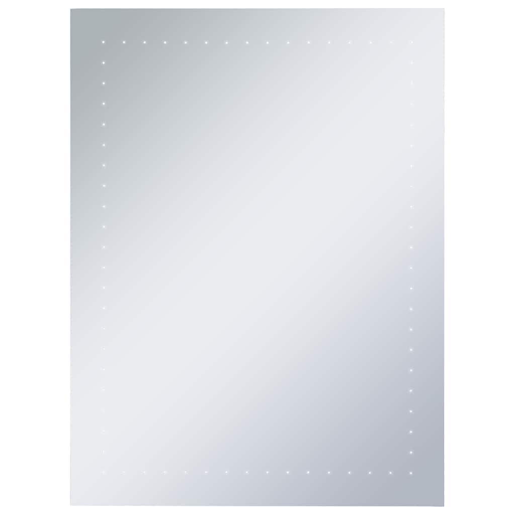 vidaXL Koupelnové nástěnné zrcadlo s LED osvětlením 60 x 80 cm