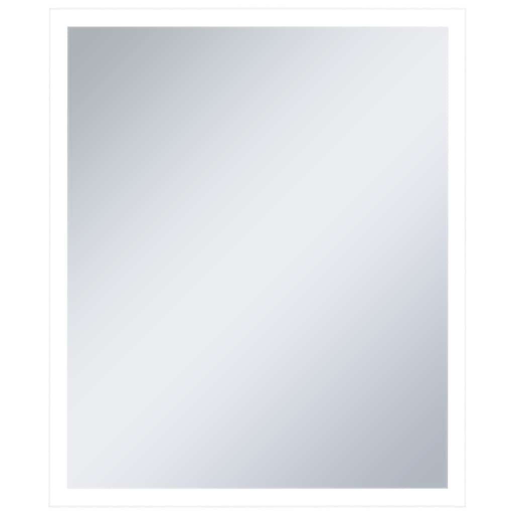 vidaXL Koupelnové nástěnné zrcadlo s LED osvětlením 50 x 60 cm