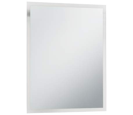 vidaXL Καθρέφτης Μπάνιου Τοίχου με LED 50 x 60 εκ.