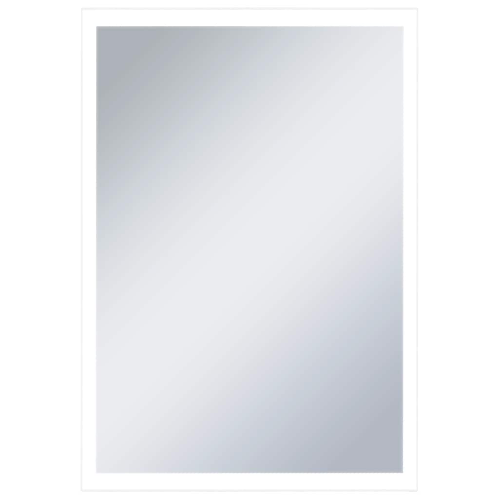 vidaXL Koupelnové nástěnné zrcadlo s LED osvětlením 60 x 80 cm