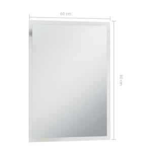 Koupelnové nástěnné zrcadlo s LED osvětlením 60 x 80 cm - obrázek 7