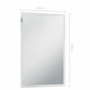 Koupelnové nástěnné zrcadlo s LED osvětlením 60 x 100 cm - obrázek 7