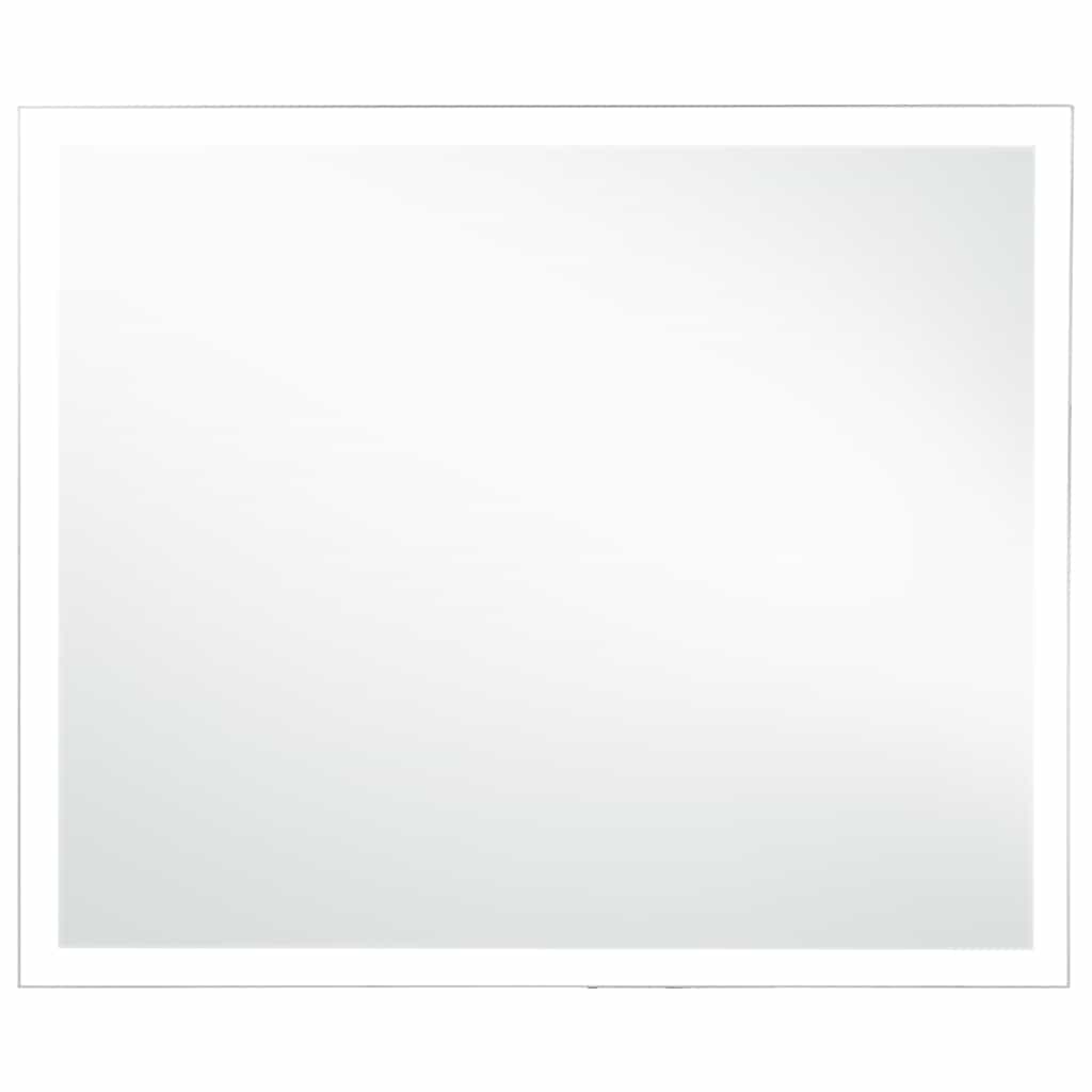 vidaXL Koupelnové nástěnné zrcadlo s LED osvětlením 60 x 50 cm