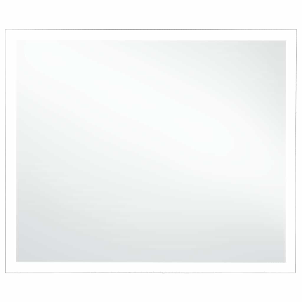 vidaXL Koupelnové nástěnné zrcadlo s LED osvětlením 60 x 50 cm