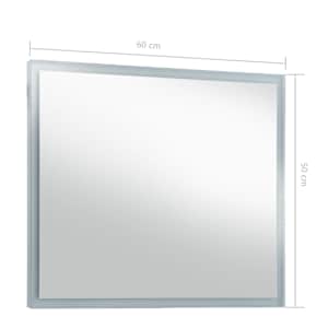 Koupelnové nástěnné zrcadlo s LED osvětlením 60 x 50 cm - obrázek 8