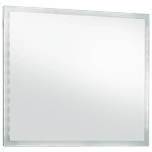 Koupelnové nástěnné zrcadlo s LED osvětlením 80 x 60 cm - obrázek 4