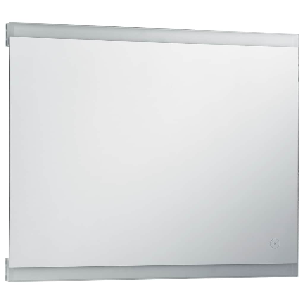 vidaXL Oglindă cu LED de perete de baie, cu senzor tactil, 80 x 60 cm
