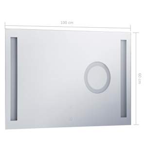 Koupelnové zrcadlo s LED světly a dotykovým senzorem 100x60 cm - obrázek 8
