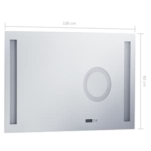 Koupelnové zrcadlo s LED světly a dotykovým senzorem 100x60 cm - obrázek 8