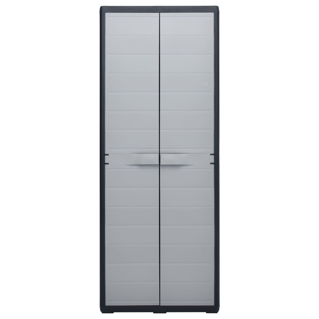 vidaXL Gartenschrank 65 x 38 x 171 cm Kunststoff