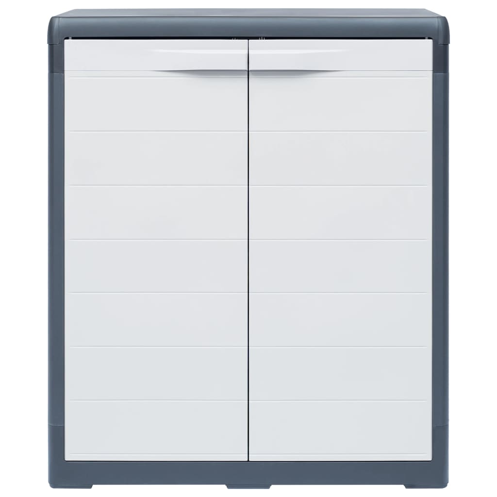 vidaXL Gartenschrank XL 78 x 46 x 94 cm Kunststoff