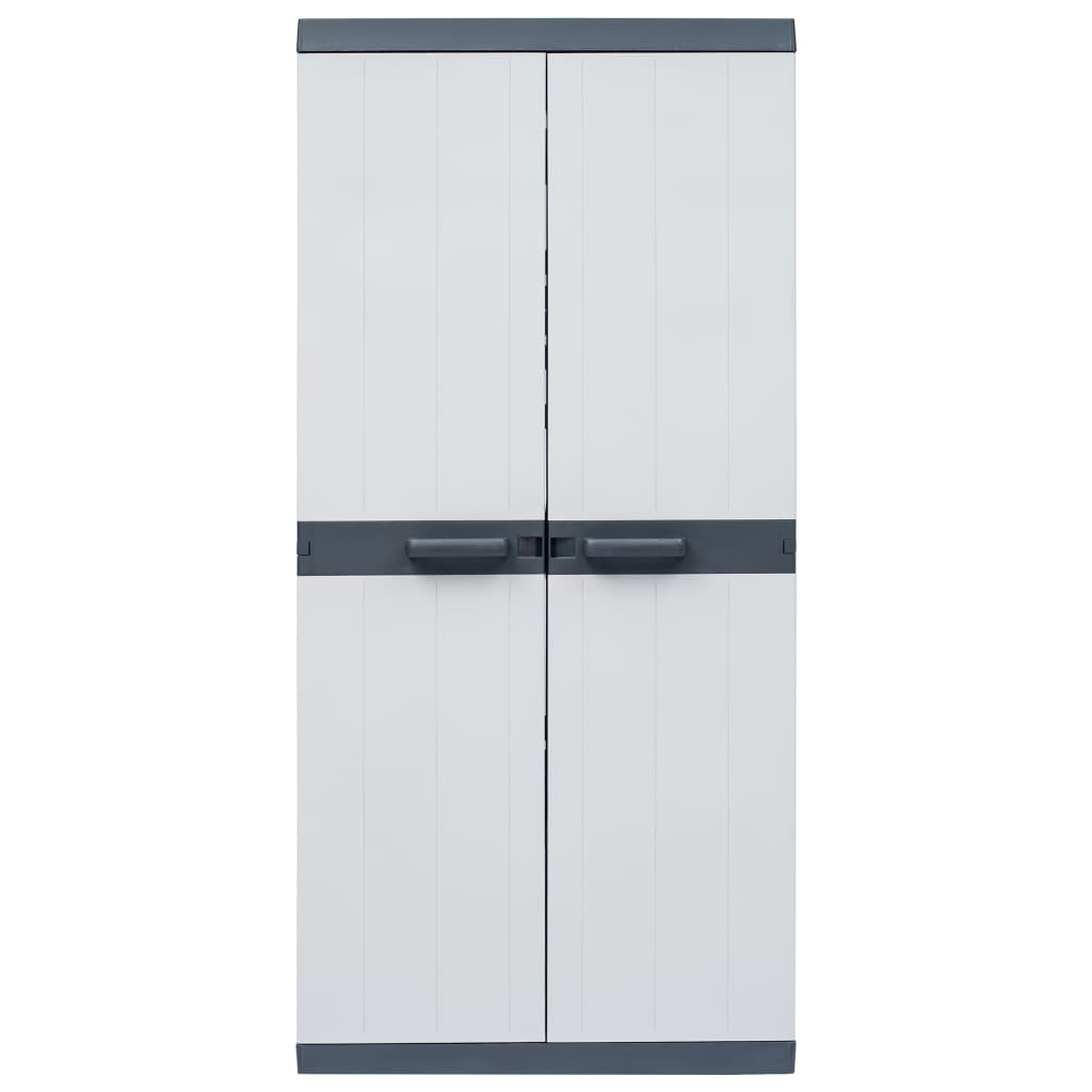 vidaXL Gartenschrank XXL 89 x 54 x 190 cm Kunststoff