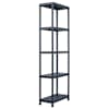 vidaXL hoiuriiul, must, 125 kg, 60 x 30 x 180 cm, plast