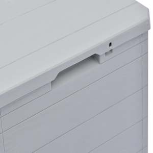 Zahradní úložný box 90 l světle šedý - obrázek 9