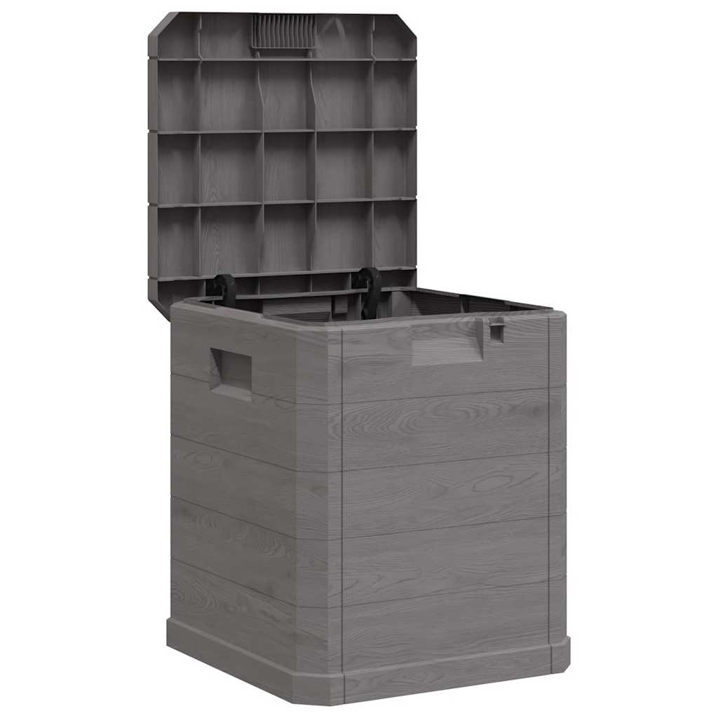 vidaXL Zahradní úložný box 90 l hnědý