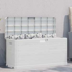 Zahradní úložný box 280 l světle šedý - obrázek 1