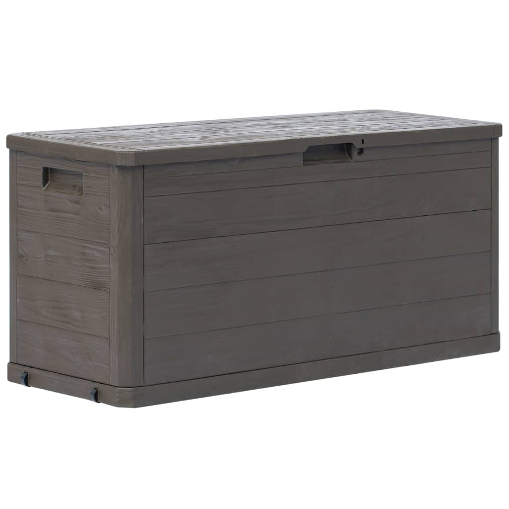 vidaXL Zahradní úložný box 280 l hnědý