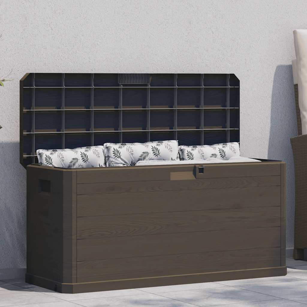 Záhradný úložný box hnedý 280 l 45687