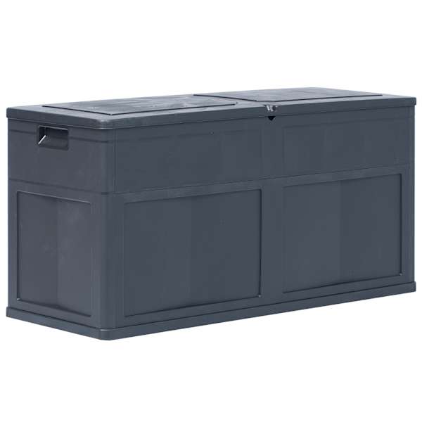 vidaXL aia hoiukast 320 l, must