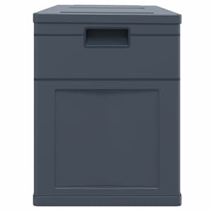 Zahradní úložný box 320 l černý - obrázek 5