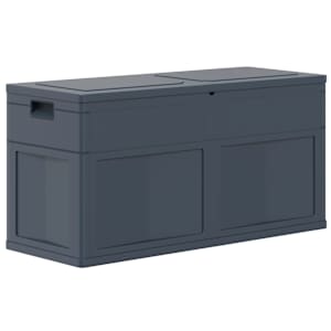 Zahradní úložný box 320 l černý - obrázek 6
