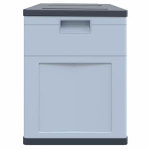 Zahradní úložný box 320 l šedo-černý - obrázek 5