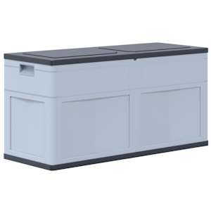 Zahradní úložný box 320 l šedo-černý - obrázek 6