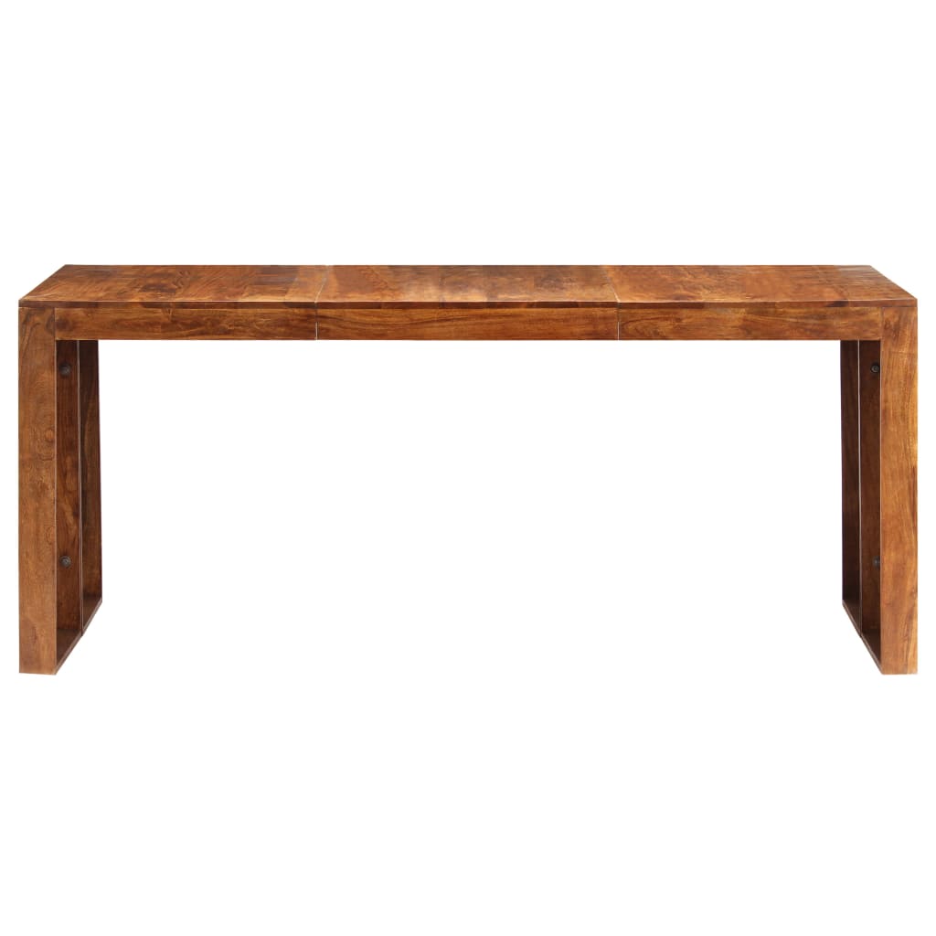 vidaXL Mesa de comedor 180x90x75 cm madera maciza de acacia