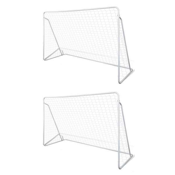vidaXL jalgpalliv&auml;ravad, teras, 2 tk, 240 x 90 x 150 cm