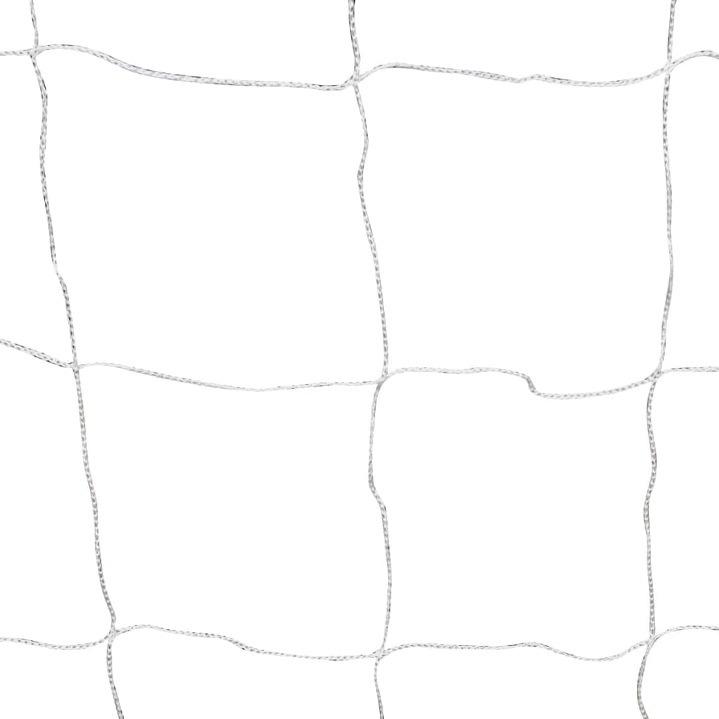 Futbalové bránky so sieťami 2 ks 182x61x122 cm oceľové biele
