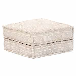 4místný modulární pouf béžový textil - obrázek 8