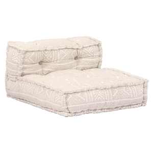 3místný modulární pouf béžový textil - obrázek 10