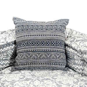 2místný modulární pouf světle šedý textil - obrázek 10