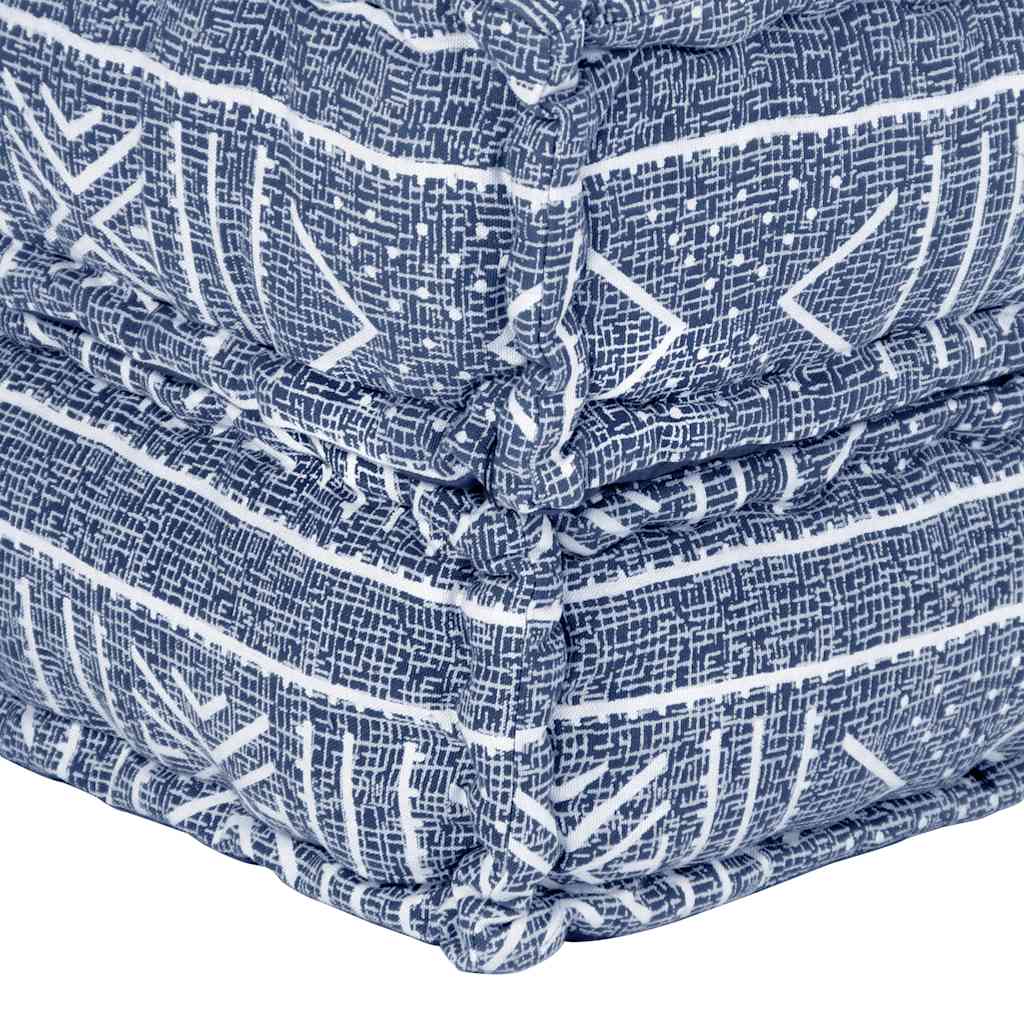 Štirised modularni tabure indigo blago