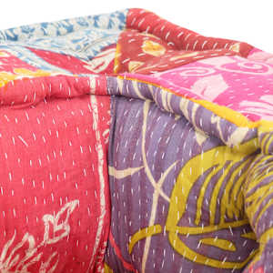 Modulární pouf patchwork textil - obrázek 6
