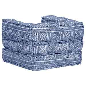 Modulární pouf indigo textil - obrázek 2