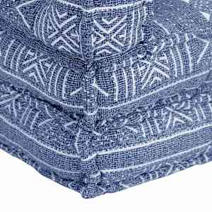 Modulární pouf indigo textil - obrázek 7