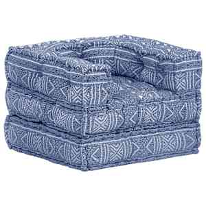 Modulární pouf indigo textil - obrázek 10